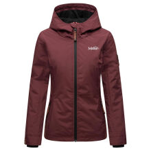 Marikoo Brombeere Damen Übergansjacke Frühlings Jacke Weinrot-Größe XXXXXXL - Gr. 52
