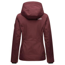 Marikoo Brombeere Damen Übergansjacke Frühlings Jacke Weinrot-Größe XXXXXXL - Gr. 52