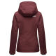 Marikoo Brombeere Damen Übergansjacke Frühlings Jacke Weinrot-Größe XXXXXXL - Gr. 52