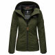 Marikoo Brombeere Damen Übergansjacke Frühlings Jacke Olive-Größe XXXXXXL - Gr. 52