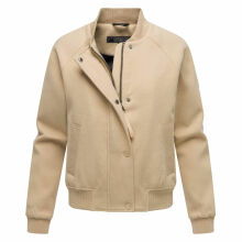 Marikoo Zunaa kurze Damen Jacke Beige-Größe S - Gr. 36
