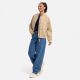 Marikoo Zunaa kurze Damen Jacke Beige-Größe S - Gr. 36