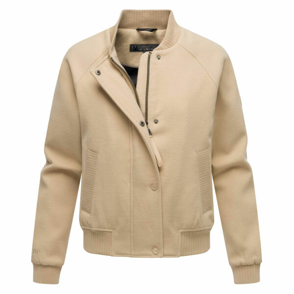 Marikoo Zunaa kurze Damen Jacke Beige-Größe L - Gr. 40