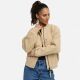 Marikoo Zunaa kurze Damen Jacke Beige-Größe XXL - Gr. 44