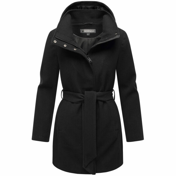 Marikoo Katalinaa Damen Mantel Schwarz-Größe M - Gr. 38