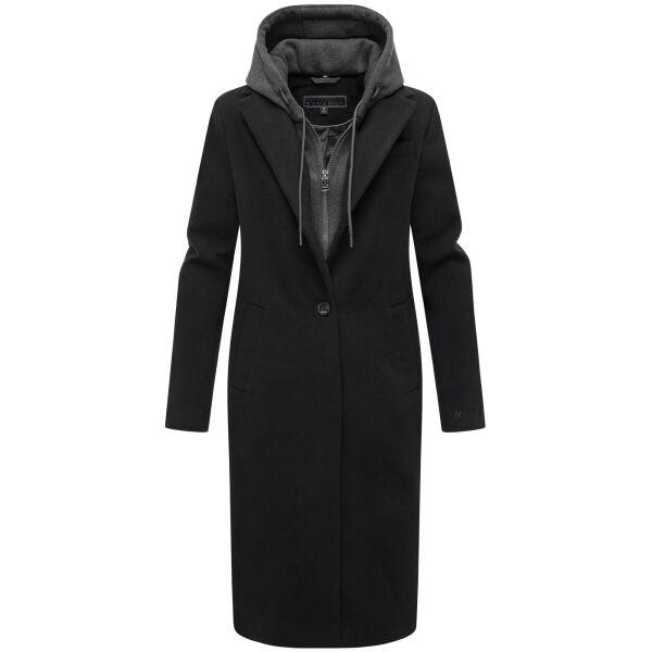 Navahoo Kekstraum Damen Winter Mantel Schwarz-Größe XS - Gr. 34