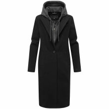 Navahoo Kekstraum Damen Winter Mantel Schwarz-Größe XS - Gr. 34