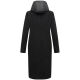 Navahoo Kekstraum Damen Winter Mantel Schwarz-Größe XS - Gr. 34