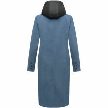 Navahoo Kekstraum Damen Winter Mantel Dusty Blue-Größe XS - Gr. 34