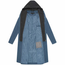 Navahoo Kekstraum Damen Winter Mantel Dusty Blue-Größe XS - Gr. 34