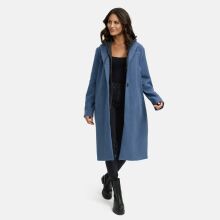 Navahoo Kekstraum Damen Winter Mantel Dusty Blue-Größe XS - Gr. 34