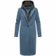 Navahoo Kekstraum Damen Winter Mantel Dusty Blue-Größe XS - Gr. 34
