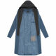 Navahoo Kekstraum Damen Winter Mantel Dusty Blue-Größe XS - Gr. 34