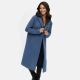 Navahoo Kekstraum Damen Winter Mantel Dusty Blue-Größe XS - Gr. 34