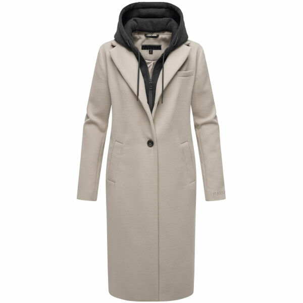 Navahoo Kekstraum Damen Winter Mantel Bone-Größe XS - Gr. 34