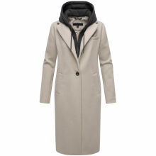 Navahoo Kekstraum Damen Winter Mantel Bone-Größe XS - Gr. 34