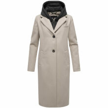 Navahoo Kekstraum Damen Winter Mantel Bone-Größe XS - Gr. 34