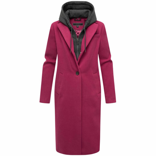 Navahoo Kekstraum Damen Winter Mantel Berry Wine-Größe XS - Gr. 34
