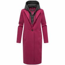 Navahoo Kekstraum Damen Winter Mantel Berry Wine-Größe XS - Gr. 34