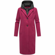 Navahoo Kekstraum Damen Winter Mantel Berry Wine-Größe XS - Gr. 34