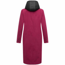 Navahoo Kekstraum Damen Winter Mantel Berry Wine-Größe XS - Gr. 34