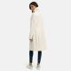 Navahoo Samtrose Damen Mantel mit Stehkragen  Offwhite-Größe XS - Gr. 34