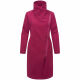 Navahoo Samtrose Damen Mantel mit Stehkragen  Berry Wine-Größe XS - Gr. 34