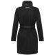 Marikoo Tanokoo Damen Winter Mantel Schwarz-Größe XS - Gr. 34