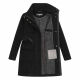 Marikoo Tanokoo Damen Winter Mantel Schwarz-Größe S - Gr. 36