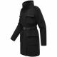 Marikoo Tanokoo Damen Winter Mantel Schwarz-Größe L - Gr. 40