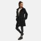 Marikoo Tanokoo Damen Winter Mantel Schwarz-Größe L - Gr. 40