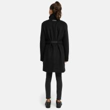 Marikoo Tanokoo Damen Winter Mantel Schwarz-Größe XXL - Gr. 44