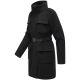 Marikoo Tanokoo Damen Winter Mantel Schwarz-Größe XXL - Gr. 44