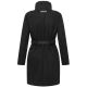 Marikoo Tanokoo Damen Winter Mantel Schwarz-Größe XXL - Gr. 44