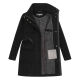 Marikoo Tanokoo Damen Winter Mantel Schwarz-Größe XXL - Gr. 44