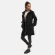 Marikoo Tanokoo Damen Winter Mantel Schwarz-Größe XXL - Gr. 44