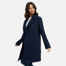 Navahoo Frostjuwel Damen Mantel Navy-Größe XS - Gr. 34
