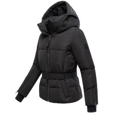 Marikoo Aleyna Damen Winterjacke  Schwarz Größe S - Gr. 36