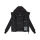 Marikoo Aleyna Damen Winterjacke  Schwarz Größe XL - Gr. 42