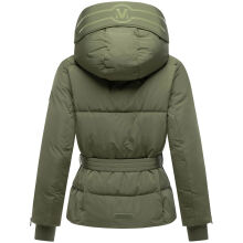 Marikoo Aleyna Damen Winterjacke  OliveLeaf Größe S - Gr. 36