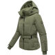 Marikoo Aleyna Damen Winterjacke  OliveLeaf Größe XL - Gr. 42