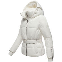 Marikoo Aleyna Damen Winterjacke  Offwhite Größe L - Gr. 40