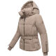 Marikoo Aleyna Damen Winterjacke  Taupe Grey Größe XS - Gr. 34