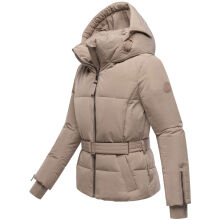 Marikoo Aleyna Damen Winterjacke  Taupe Grey Größe S - Gr. 36