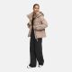 Marikoo Aleyna Damen Winterjacke  Taupe Grey Größe M - Gr. 38