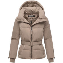 Marikoo Aleyna Damen Winterjacke  Taupe Grey Größe XL - Gr. 42