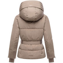 Marikoo Aleyna Damen Winterjacke  Taupe Grey Größe XXL - Gr. 44