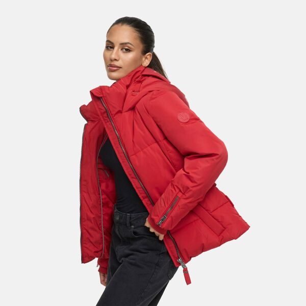 Marikoo Aleyna Damen Winterjacke  Deep Red Größe M - Gr. 38