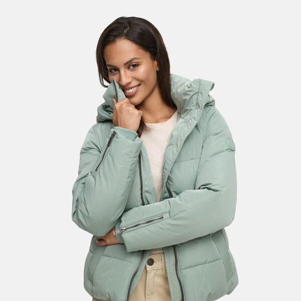 Marikoo Aleyna Damen Winterjacke  Smokey Mint Größe S - Gr. 36