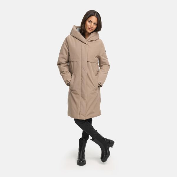 Navahoo Domingaa Damen Winter Parka  Taupe Grey Größe XS - Gr. 34